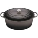 Le Creuset Signature Enamelled Cast-Iron Oval French (Dutch) Oven, 14.7l, Cerise (Cherry Red) | Cookware