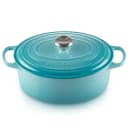 Le Creuset Signature Enamelled Cast-Iron Oval French (Dutch) Oven, 14.7l, Cerise (Cherry Red) | Cookware