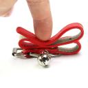 Leather Cat Collar Kitten Safety Release Adjustable Bell Pink Blue Red Black AU Green