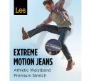 Lee Men's Modern Series Extreme Motion Straight Fit Tapered Leg Jean, Radical, 36W x 30L