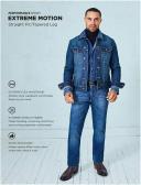 Lee Men's Modern Series Extreme Motion Straight Fit Tapered Leg Jeans, Maddox, 32W x 36L