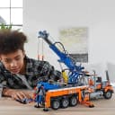 LEGO Technic Heavy-Duty Tow Truck 42128 With Crane Toy Model Building Set, Engineering For Kids Series