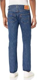 Levi's Mens 501 Original Fit Medium Wash Dark Stonewash Straight Leg Jeans - 36/29 - AfterPay & zipPay Available
