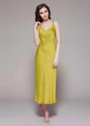 LILYSILK Silk Nightgownes for Women Nightwear Australia Deep Open Back 22mm Zinnia Yellow M
