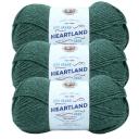 Lion Brand Yarn Heartland Yarn For Crocheting, Knitting, and Weaving, Multicolor Yarn, 3-Pack, Rocky Mountains