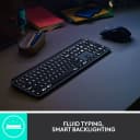 Logitech MX Keys Combo For Business Gen 2 Keyboard Mouse Included RF Wireless + Bluetooth AZERTY French Graphite