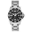 Longines HydroConquest Quartz 44mm Black Dial Men`s Watch L3.840.4.56.6 - Longines Wristwatch