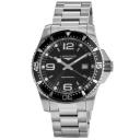 Longines HydroConquest Quartz 44mm Black Dial Men`s Watch L3.840.4.56.6 - Longines Wristwatch