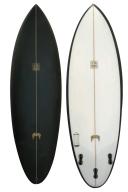 Lost Surfboard Retro Tripper Surfboard w/ Spray - 5'6" x 19 1/2" x 2 3/8" - 28.7L FCS2 - Black