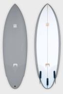 Lost Surfboard Retro Tripper Surfboard w/ Spray - 5'6" x 19 1/2" x 2 3/8" - 28.7L FCS2 - Black