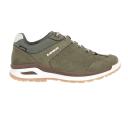 Lowa Locarno GTX Lo Green, Womens GORE-TEX Sneakers, Size US 9.5 - Color Schilf - Offwhite