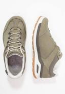 Lowa Locarno GTX Lo Green, Womens GORE-TEX Sneakers, Size US 9.5 - Color Schilf - Offwhite