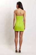 Maci Crepe Mini Dress | Lime Green | MESHKI Mini Dresses | Size XS | in Multiple Sizes & Styles | AfterPay Available