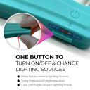 MagniPros 5x Large Ultra Bright Led Page Magnifier With Anti-Glare & Dimmable LEDs (3 Lighting Modes To Relieve Eye Strain)-Ideal For Reading Small