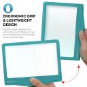 MagniPros 5x Large Ultra Bright Led Page Magnifier With Anti-Glare & Dimmable LEDs (3 Lighting Modes To Relieve Eye Strain)-Ideal For Reading Small
