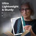 MagniPros 5x Large Ultra Bright Led Page Magnifier With Anti-Glare & Dimmable LEDs (3 Lighting Modes To Relieve Eye Strain)-Ideal For Reading Small