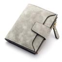 Mara's Dream Women's Solid Color Wallet Tassel Pendant Lychee Pattern Wallet Card Package Buckle Purse