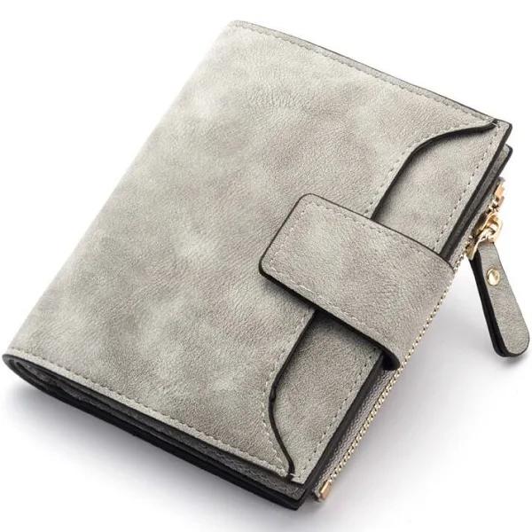 Mara's Dream Women's Solid Color Wallet Tassel Pendant Lychee Pattern Wallet Card Package Buckle Purse