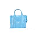 Marc Jacobs The Shiny Crinkle Mini Tote Air Blue Leather Crossbody Handbag Purse - Marc Jacobs Bag