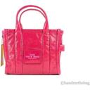 Marc Jacobs The Shiny Crinkle Mini Tote Air Blue Leather Crossbody Handbag Purse - Marc Jacobs Bag