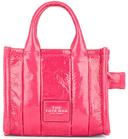 Marc Jacobs The Shiny Crinkle Mini Tote Air Blue Leather Crossbody Handbag Purse - Marc Jacobs Bag