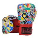 Martial Arts Sparring Cowhide Leather Boxing Gloves for Men Muay Thai Punching Bag Combat Training