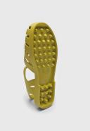 Melissa Melissa Possession Ad Green PVC Sandals Green Womens Flat Sandals Summer Sandals