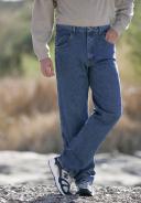 Men's Big & Tall Wrangler Relaxed Fit Classic Jeans by Wrangler in Grey Indigo (Size 62 32)