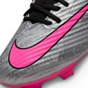 Men's Nike Zoom Mercurial Superfly 9 Academy XXV mg Soccer Cleats - Metallic Silver/Hyper Pink, 12.5