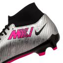 Men's Nike Zoom Mercurial Superfly 9 Academy XXV mg Soccer Cleats - Metallic Silver/Hyper Pink, 12.5