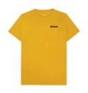 Men's Recycled Rapanui Logo T-Shirt | Size: M | Sunset Pink Post-Consumer Organic Cotton | Recycled Printed T-Shirt