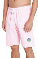 Mens - Classic Short Shorts - Hibiscus Pale Pink - Australian Made Hibiscus / Pale Pink / XXL