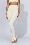 Michelle Side Split Leggings | Cream | MESHKI Leggings | Size XXS | in Multiple Sizes & Styles | AfterPay Available