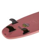 Mick Fanning Supersoft Tri 7ft Softboard in Coral Merlot