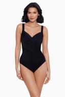 Miraclesuit Must Have Sanibel Underwire One Piece Swimsuit - Azul | Nylon/Lycra - Swimoutlet.com