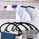 MIZGI Premium Velvet Hangers (Pack of 30) Heavyduty- Non Slip No Shoulder Bump Suit Hangers - Chrome Hooks,Space Saving Clothes Hangers,Rounded