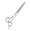 Moontay Professional 8.0" Pet Grooming Scissors Set, 4-Pieces 440C Japanese Steel Straight & Curved & Thinning & Chunker Shears/Scissors With 1