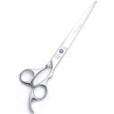 Moontay Professional 8.0" Pet Grooming Scissors Set, 4-Pieces 440C Japanese Steel Straight & Curved & Thinning & Chunker Shears/Scissors With 1