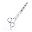 Moontay Professional 8.0" Pet Grooming Scissors Set, 4-Pieces 440C Japanese Steel Straight & Curved & Thinning & Chunker Shears/Scissors With 1