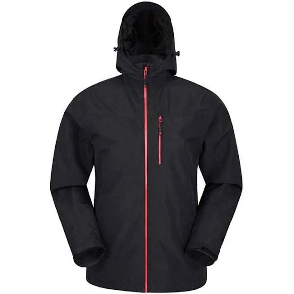 Mountain Warehouse Mens Brisk Extreme Waterproof Jacket Black M Mixed Mens Waterproof Jacket