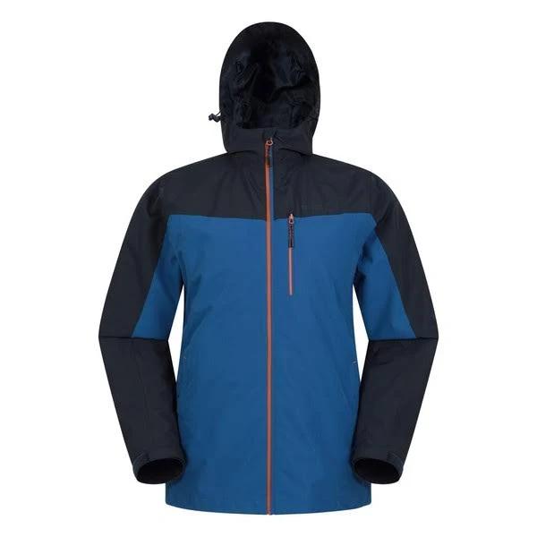 Mountain Warehouse Mens Brisk Extreme Waterproof Jacket Blue XL Mixed Mens Waterproof Jacket