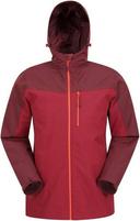 Mountain Warehouse Mens Brisk Extreme Waterproof Jacket Red S Mixed Mens Waterproof Jacket