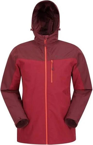 Mountain Warehouse Mens Brisk Extreme Waterproof Jacket Red XXS Mixed Mens Waterproof Jacket