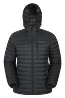 Mountain Warehouse Mens Down Padded Jacket Water Resistant Winter Coat - Black - XXL - AfterPay & zipPay Available
