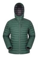 Mountain Warehouse Mens Down Padded Jacket Water Resistant Winter Coat - Black - XXL - AfterPay & zipPay Available