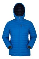 Mountain Warehouse Mens Down Padded Jacket Water Resistant Winter Coat - Navy Size X-Large - AfterPay & zipPay Available