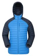 Mountain Warehouse Mens Down Padded Jacket Water Resistant Winter Coat - Navy Size X-Large - AfterPay & zipPay Available