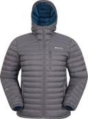 Mountain Warehouse Mens Henry II Extreme Down Filled Padded Jacket Charcoal 4XL Mixed Mens Padded Jacket