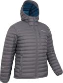 Mountain Warehouse Mens Henry II Extreme Down Filled Padded Jacket Charcoal L Mixed Mens Padded Jacket
