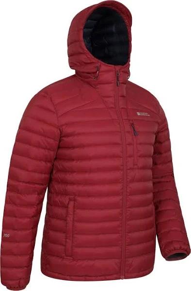 Mountain Warehouse Mens Henry II Extreme Down Filled Padded Jacket Dark Red 4XL Mixed Mens Padded Jacket